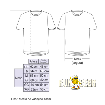 RUN BEER - ETAPA RIBEIRÃO - Camiseta