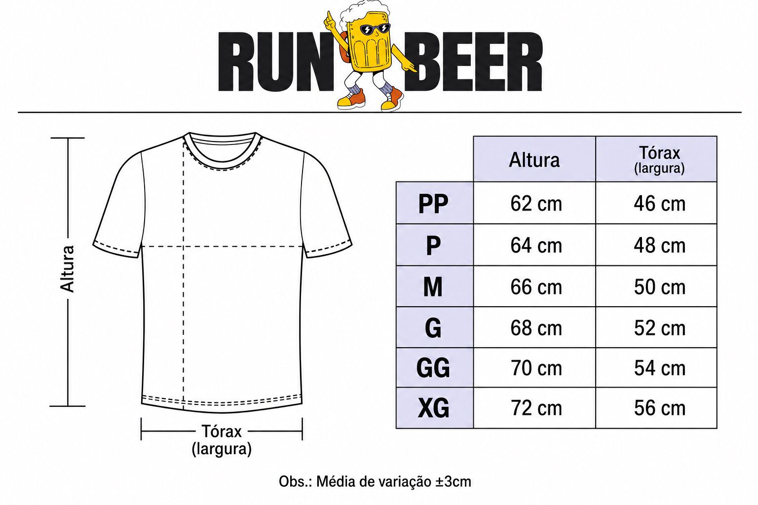 RUN BEER - ETAPA CAMPINAS - Camiseta